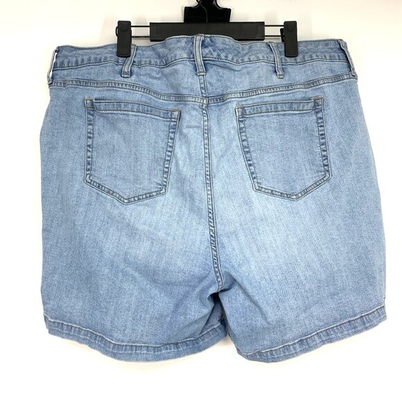 Torrid Denim Shorts Vintage Stretch Mid Rise Blue Distressed - Picture 9 of 11